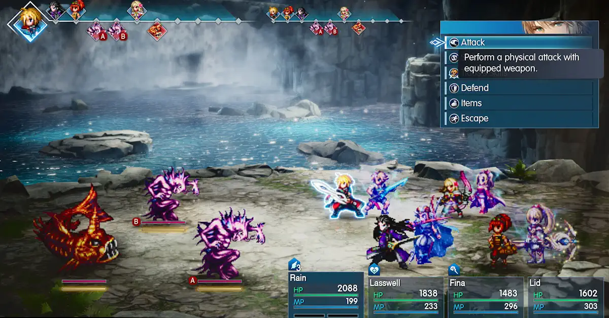 Final Fantasy Resonance combineert klassieke pixelpersonages met dynamische 3D-omgevingen