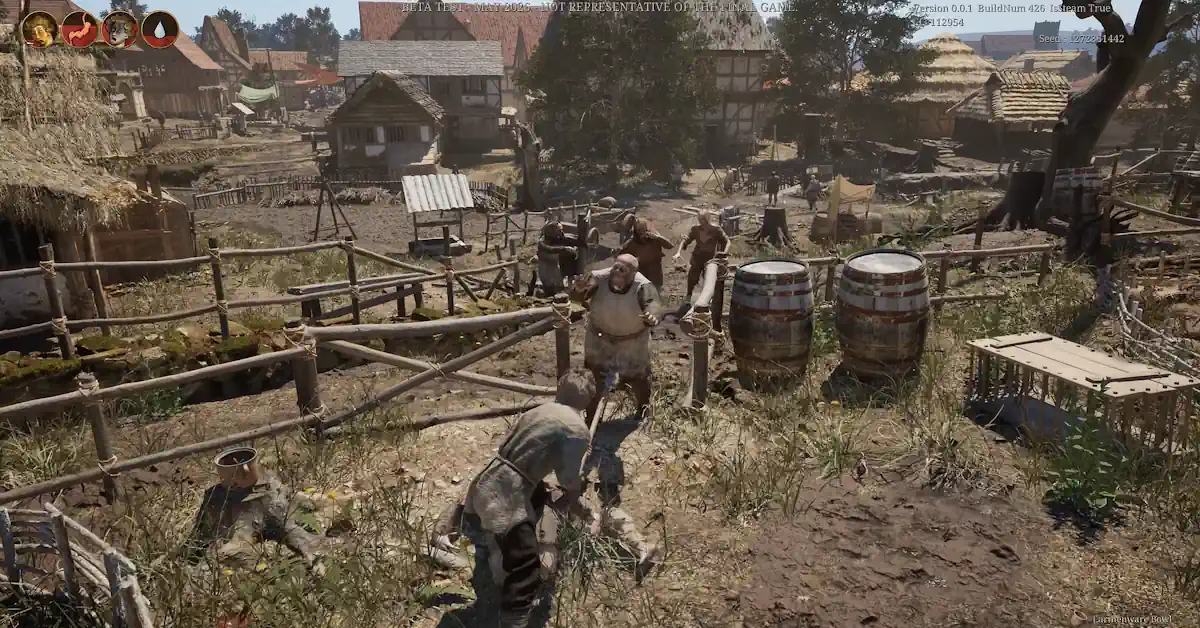 Ocean Drive Studio heeft zijn eerste openbare gesloten bètatest gelanceerd voor de survivalgame uit de 14e eeuw