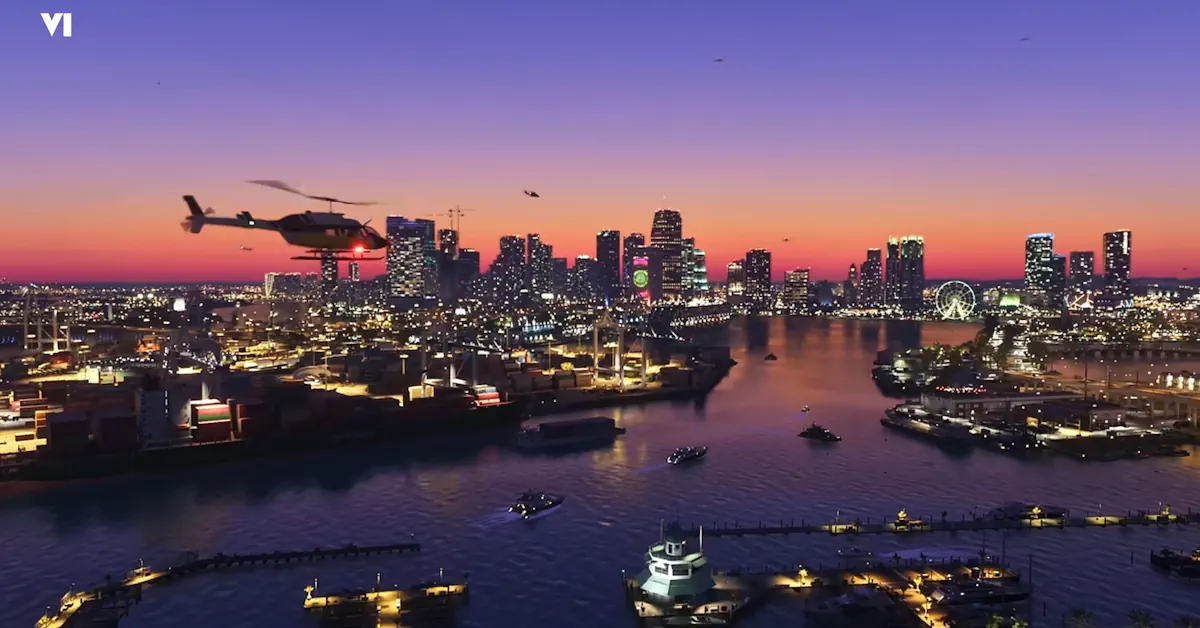Rockstar Games heeft de landingspagina geüpdatet met een prachtig shot van Vice City