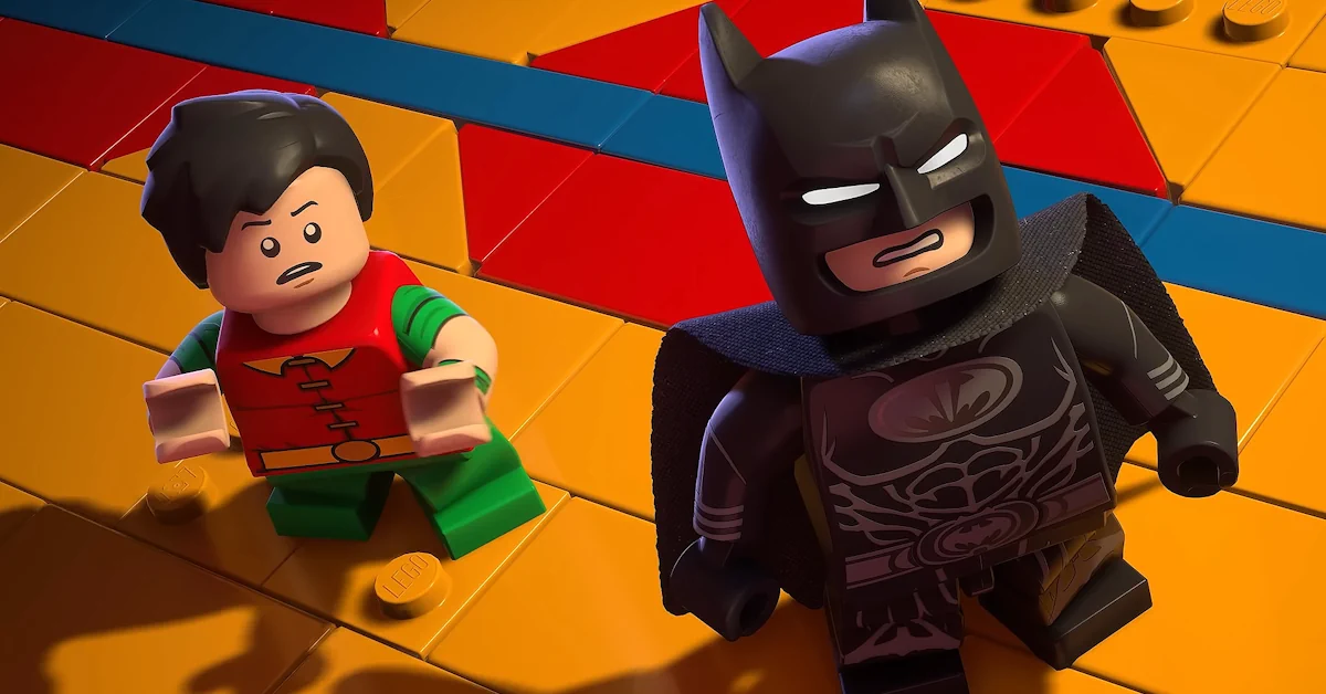 Batman en Robin staan klaar om de criminelen van Lego Gotham City aan te pakken Batman en Robin staan klaar om de criminelen van Lego Gotham City aan te pakken
