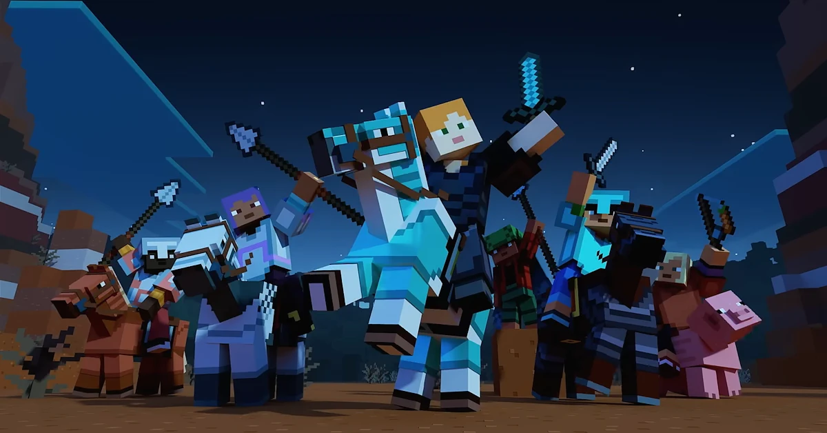 Minecraft Mounts of Mayhem update gameplay screenshot