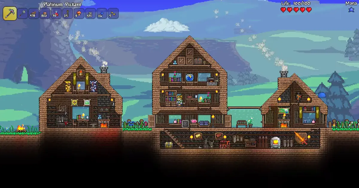 Terraria: De gratis PS4 & PS5-game die meer dan 200 uur eindeloos avontuur biedt
