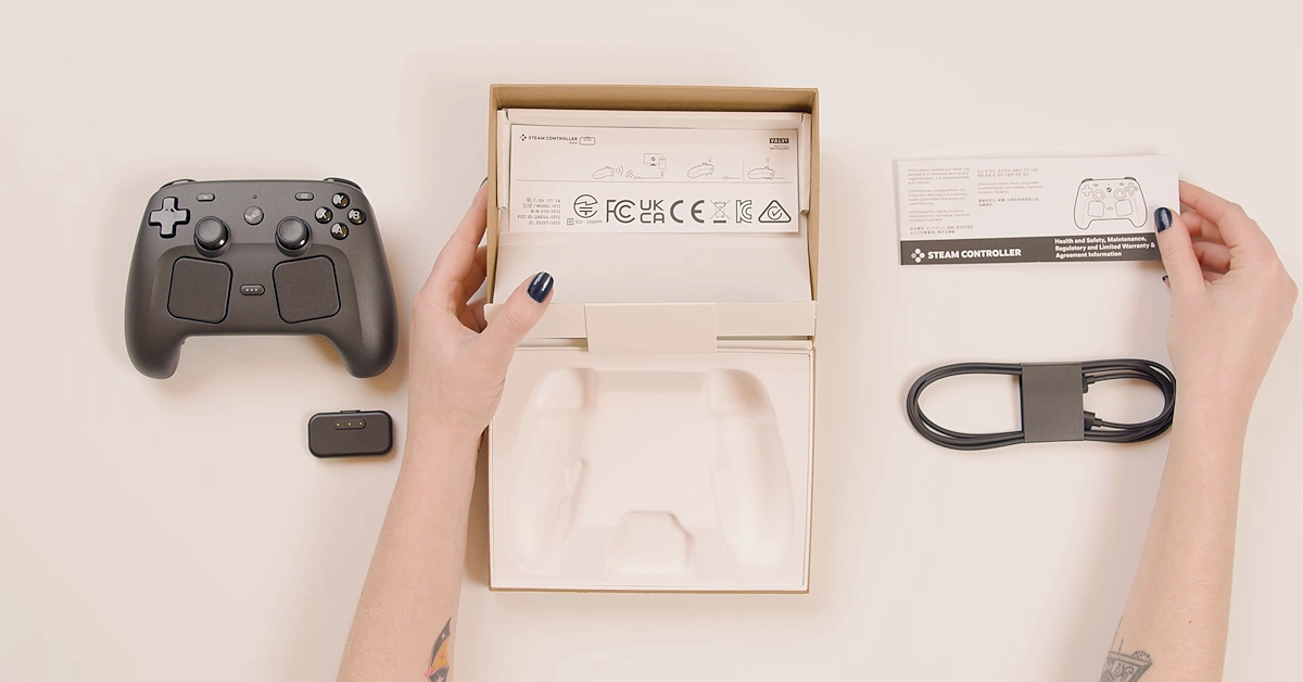 De vernieuwde Steam Controller lanceert op 4 mei, voorzien van TMR-thumbsticks en duale trackpads