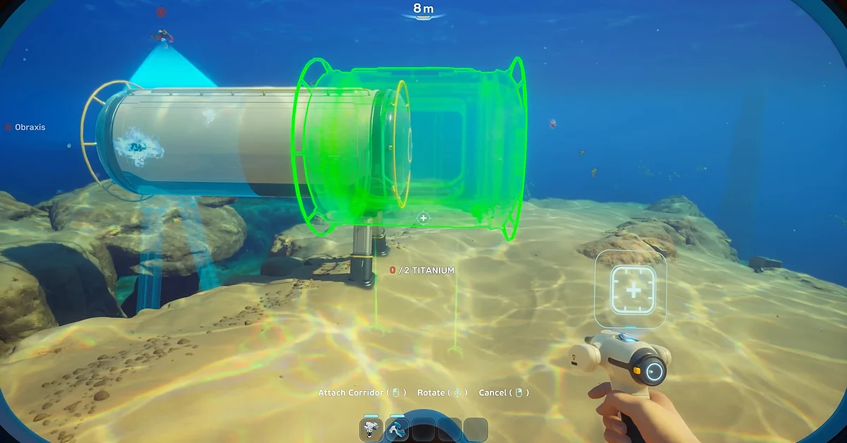 Het nieuwe sculpturale systeem laat je bases bouwen zonder strikte grid-limieten in Subnautica 2