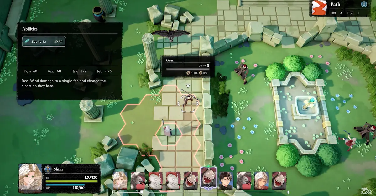 Beaten Path combineert 2D-personage-illustraties met een volledig navigeerbare 3D-wereldkaart