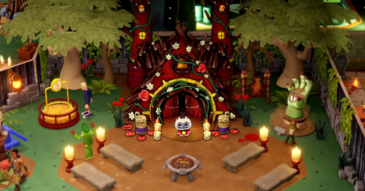 Two Point Studios integreert Cult of the Lamb-mechanieken in de nieuwe Digiverse-expeditiekaart