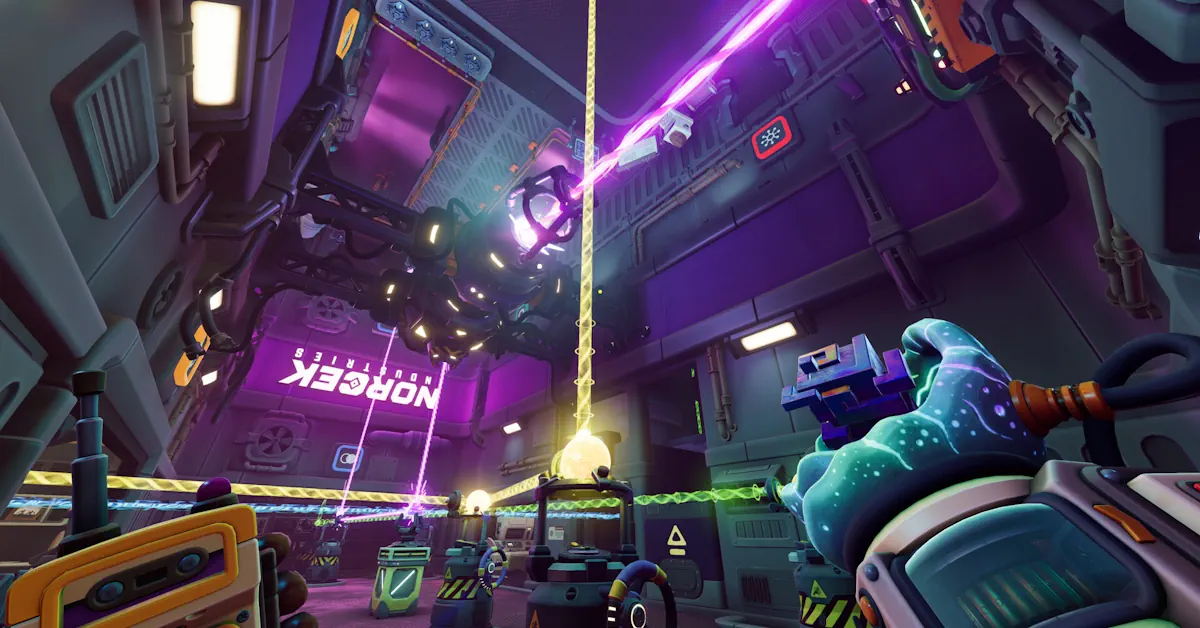 Total Mayhem Games keert terug met een nieuw asymmetrisch coöp-avontuur in een retrofuturistische jaren 80-setting