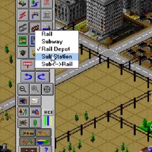 SimCity 2000 - Metro en Spoor
