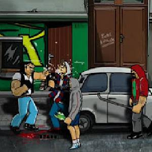 Skinny and Franko Fists of Violence Straat