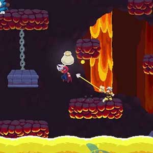 Springen op elk blok