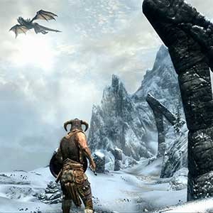 The Elder Scrolls 5 Skyrim - Vliegende Draak