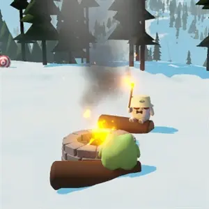 Sledding Game - Kampvuur