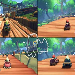 Smurfs Kart Split-Screen Multiplayer
