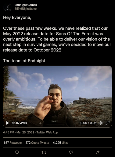 pre-order Sons of the Forest game key online