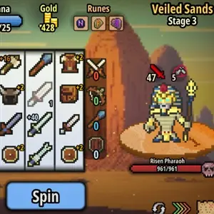 Spin Hero – Gesluierde Zanden