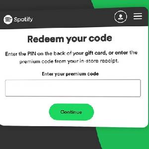Spotify Gift Card - Code Inwisselen