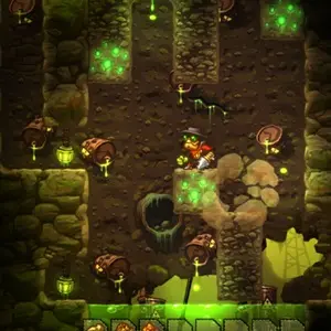 Steamworld Dig - Zuurplassen