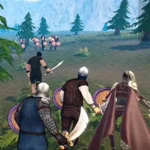 Stickman Strikes: Conquer Fantasy World - Zwaardgevecht