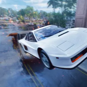 Stuntman Hollywood - Vliegende Auto