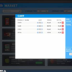 Supermarket Simulator - Scherm
