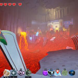 Supraland Six Inches Under - Magma-Vloer