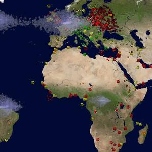 Supreme Ruler 2030 - Wereldkaart