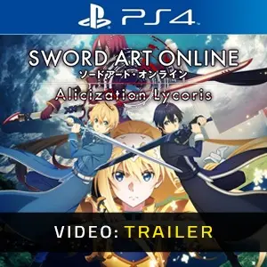 SWORD ART ONLINE: Alicization Lycoris PS4 - Video Trailer