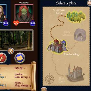 Swords and Adventures - Selecteren van Held