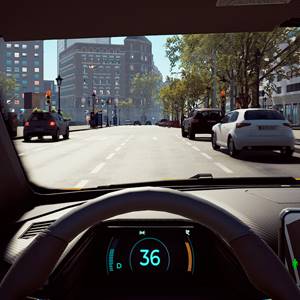 Taxi Life A City Driving Simulator - Interieur taxi