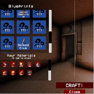 The Backrooms Survival - Leren Borstplaat