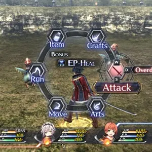 The Legend of Heroes Trails of Cold Steel 2 - Actieopties