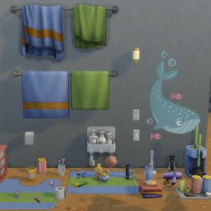 The Sims 4 Bathroom Clutter Kit Badbenodigdheden