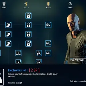 Thief Simulator - Vaardigheden