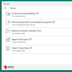 Trend Micro Internet AntiVirus - Opties