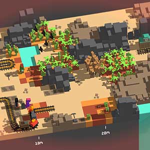 Unrailed Woestijngebied