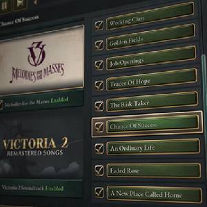 Victoria 3 Melodies for the Masses Music Pack Kans op Succes