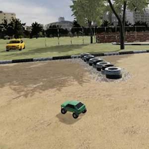 Perfecte drift op het zand