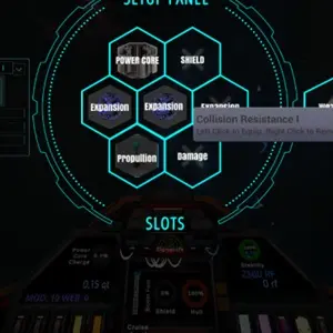 WarpedSpace - Instelpaneel