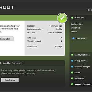 Webroot SecureAnywhere AntiVirus - Beschermd