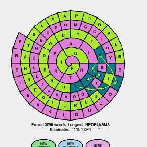 WordSpiral - Woord vinden