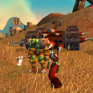 World of Warcraft - Orc en Warlock