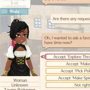 WorldNeverland - Daily Life in the Elnea Kingdom - Another Life Adventure - Dialoogsysteem