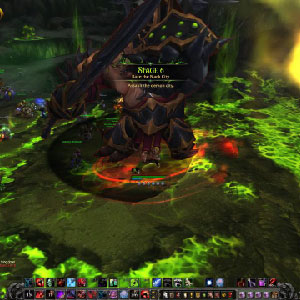 A female night elf demon hunter