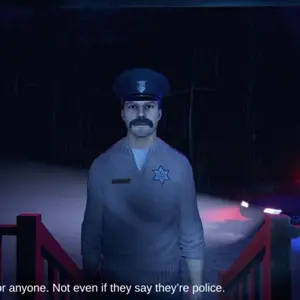 Yellowcreek Stories - The Cabin Watcher - Politie