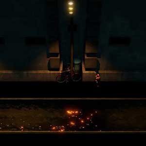 Alleen in het donker lopen