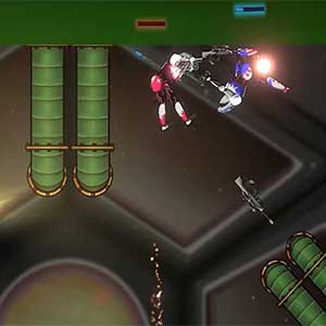 Zero-G Gunfight - Man tegen man gevecht