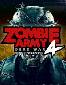 Zombie leger 4 Dead War Load Screens lijken op Old School horrorfilm posters